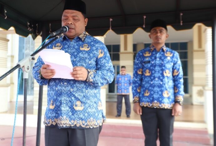 Pemkab Aceh Besar Gelar Upacara Bela Negara ke-76