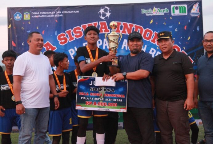SMPN 1 Peukan Bada Kampiun Galasiswa Piala Pj Bupati Aceh Besar