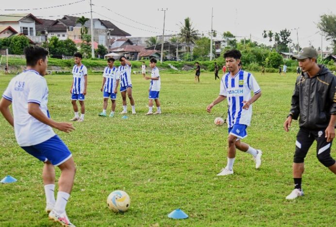 Usai Latihan Empat Hari, Tim PSAB Liga 4 Uji Coba Sesama Pemain
