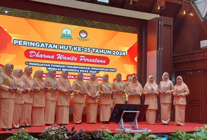 HUT ke-25, DWP DPMPTSP Aceh Terbaik ke-2 Pelaporan Kegiatan DWP SKPA