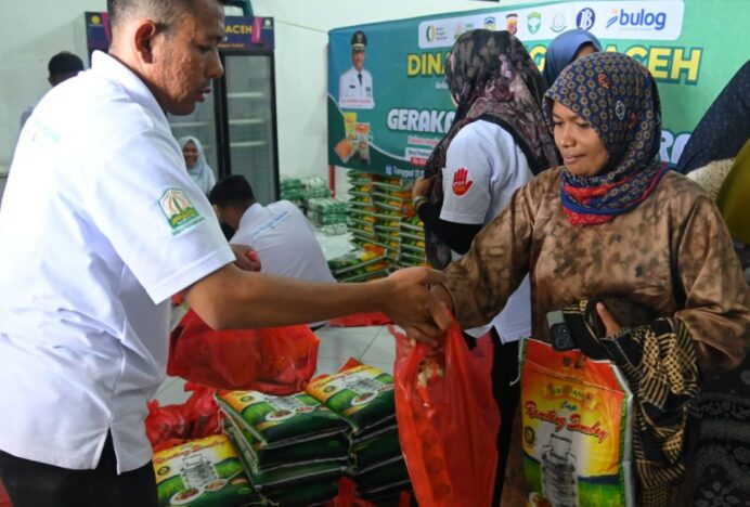 Stabilisasi Harga Pokok, Pemkab Laksanakan Gerakan Pangan Murah untuk Warga Aceh Besar