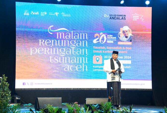 Aceh Peringati 20 Tahun Tsunami dengan Malam Renungan Penuh Haru di Masjid Lampuuk