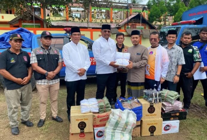 Pj Gubernur Aceh Kunjungi Dayah Babul Maghfirah yang Terbakar