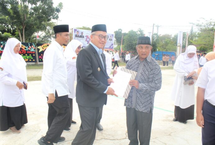 Momen HAB ke 79, PJ Bupati Aceh Singkil Hibahkan Tanah untuk Pembangunan Gedung Kantor FKUB Aceh Singkil