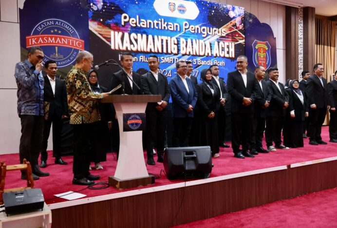 Pengurus IKA SMANTIG Banda Aceh Periode 2024-2027 Dilantik