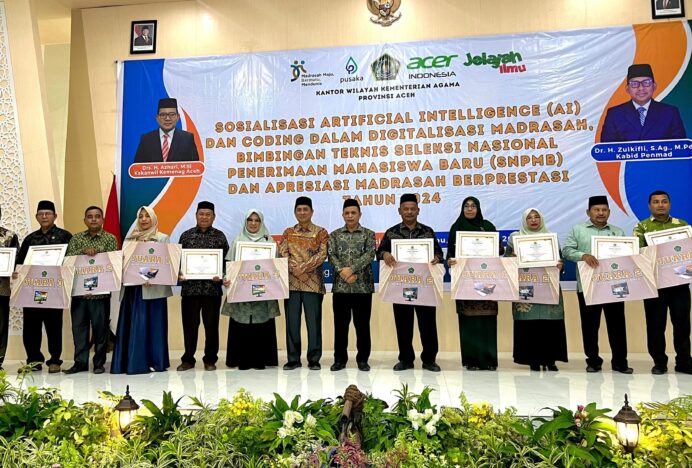 Prestasi Gemilang! Madrasah Aceh Besar Raih Penghargaan di Ajang Apresiasi Madrasah Award 2025