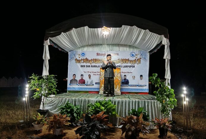IRMA Lampupok Sukses Gelar Peringatan Isra’ Mi’raj Nabi Muhammad SAW