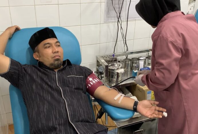 Pj Bupati Aceh Besar Ajak Masyarakat Rutin Donor Darah