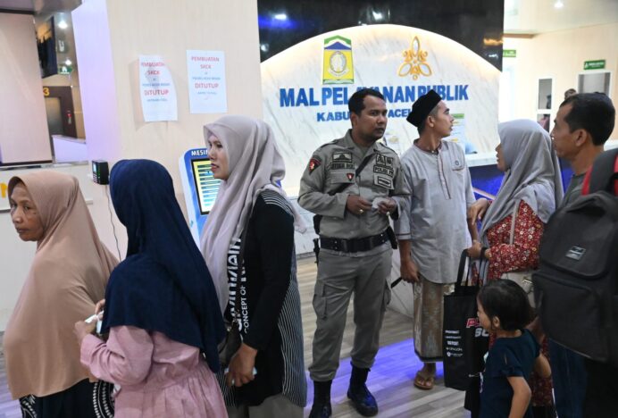 Tiap Hari Ratusan Masyarakat Serbu MPP Aceh Besar untuk Berbagai Layanan