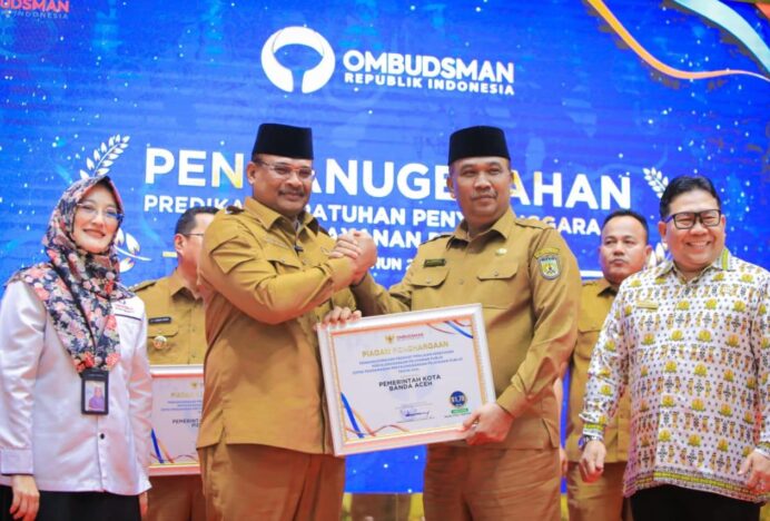 Kerja Nyata untuk Publik, Banda Aceh Raih Predikat Tertinggi Ombudsman RI