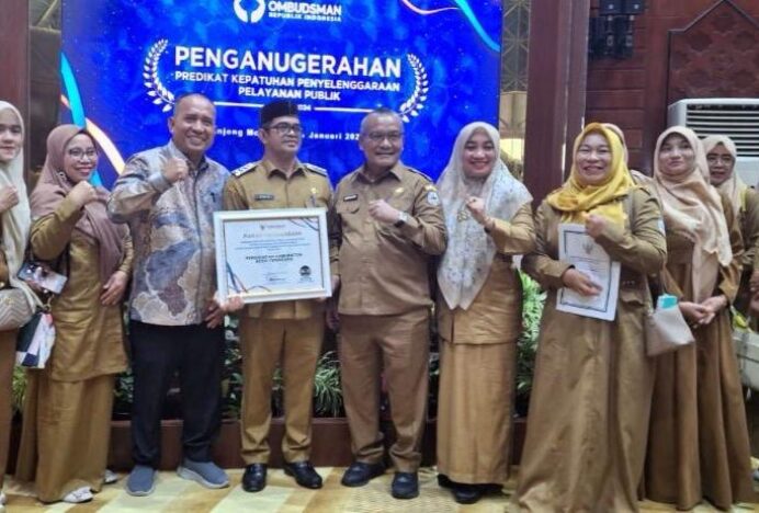 Pemkab Agara Raih Penghargaan IPP dari Ombudsman RI