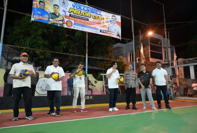 Turnamen Voli Piala Ketua DPRK Banda Aceh Resmi Dibuka