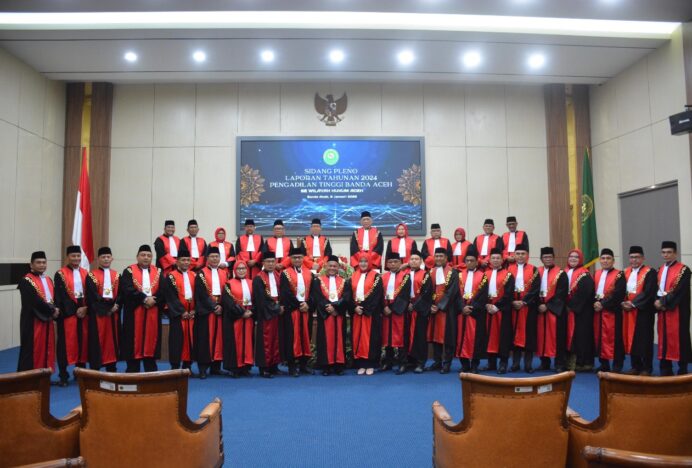 Selama 2024, Pengadilan Tinggi Banda Aceh Tuntaskan 770 Putusan