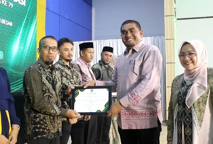 KUA Blang Bintang, Nazhir Masjid Cot goh dan Gampong Tumbo Baro raih Kemenag Aceh Besar Award