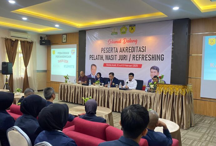Jelang Kejurda Karate 2025, Forki Aceh Adakan Pelatihan Wasit dan Juri
