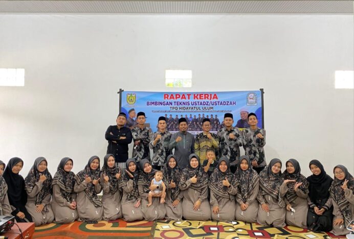 Kuatkan Program Tahunan, TPQ Hidayatul Ulum Gelar Raker dan Bimtek 2025