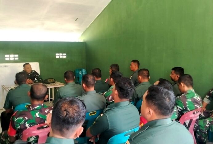 Evaluasi dan Strategi, Danramil 12/Montasik Kumpulkan Personel