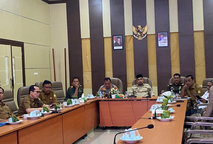 Perkuat Pengendalian Inflasi, Pj Bupati Iswanto Ikuti Rakor Secara Virtual Bersama Mendagri RI