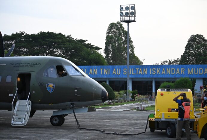 Pesawat TNI AU CN-295 Pantau Perairan Timur Aceh untuk Cegah Pelanggaran Wilayah