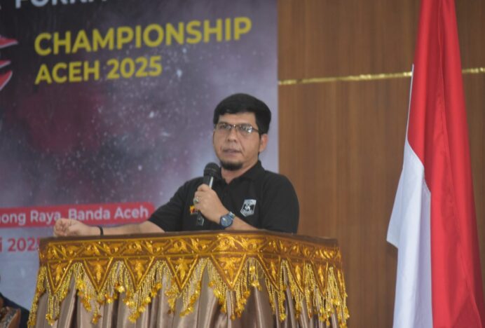 Ketum Forki Aceh Buka Kejurda Open Karate Championship Aceh 2025