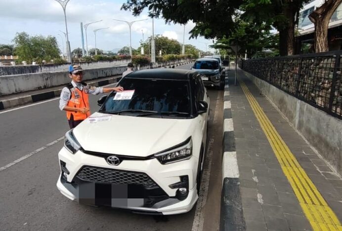Dishub Kota Banda Aceh Kembali Tindak Pelanggar Parkir