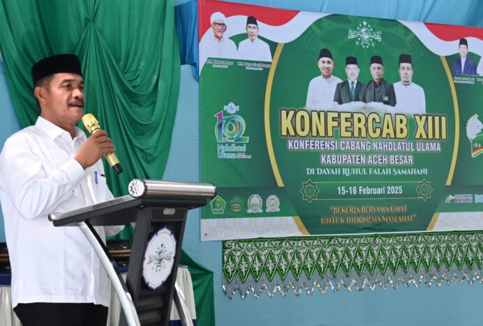 Wakil Bupati Syukri A Jalil Hadiri Konfercab ke-13 PCNU Aceh Besar