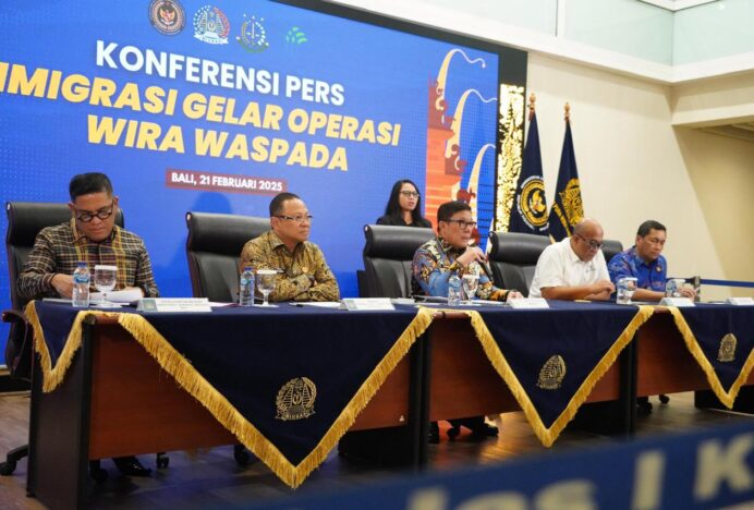Imigrasi Gelar Operasi Wira Waspada Perdana di Tahun 2025, Ratusan WNA Terjaring