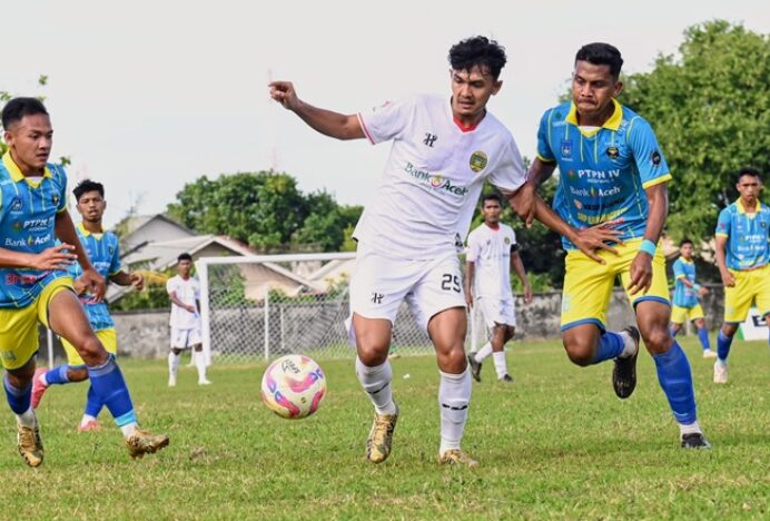 PSAB Aceh Besar Ditahan Imbang PSBL Langsa, Pemain Mulai Kelelahan