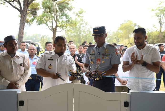 Pj Bupati Muhammad Iswanto Resmikan Renovasi Lapangan Tembak Jupiter Lanud SIM