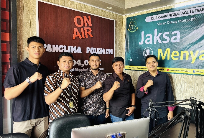 Jaksa Menyapa Bahas Restorative Justice di Radio Panglima Polem