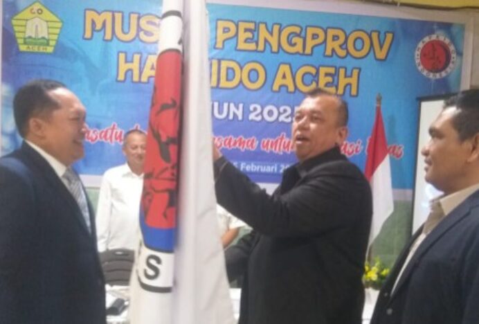Heri Julius Ketua Umum Hapkido Aceh Periode 2025 -2029