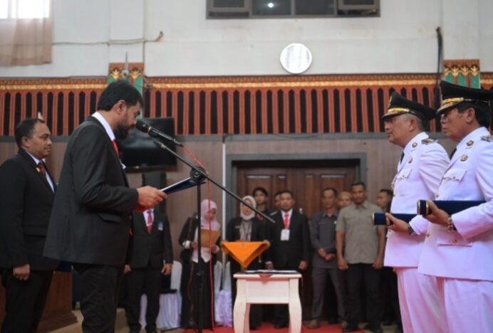 Gubernur Aceh Mualem Lantik Bupati dan Wakil Bupati Gayo Lues 2025-2030