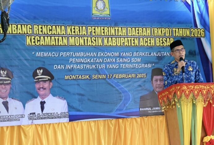 Asisten III Sekda Aceh Besar Buka Musrenbang RKPD Tahun 2026
