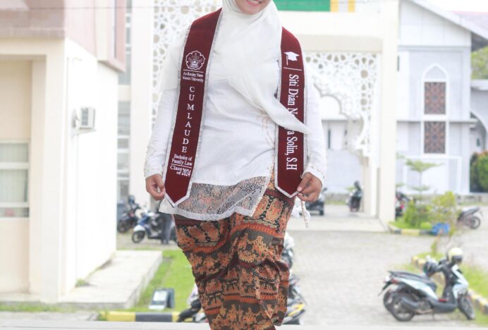 Publikasi di Jurnal Scopus, Siti Dian Natasya Solin Alumni Dayah Abu Lam U ke 22 Lulus Kuliah Tanpa Skripsi