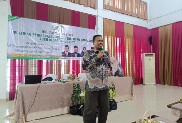 KKG PAI MI Aceh Besar Gelar Pelatihan Guru Madrasah 2025 di Dekranasda Aceh Besar