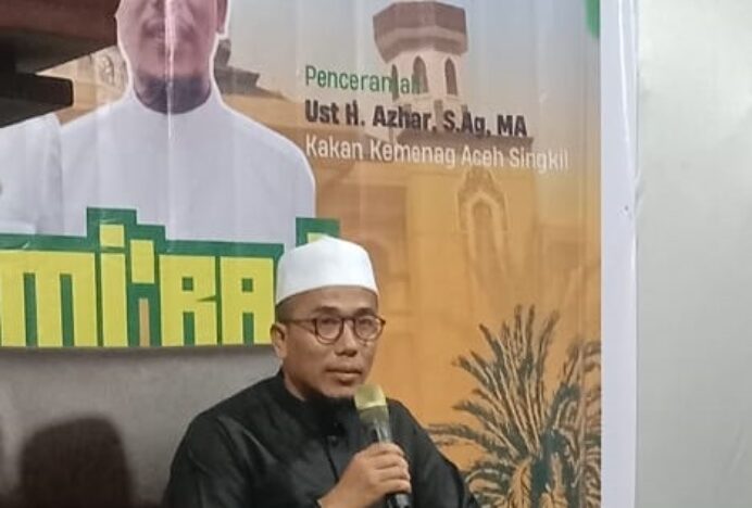 Pemkab Aceh Singkil Peringati Isra’ dan Mikraj Nabi Muhammad SAW 1446 H, di Halaman Masih Agung Nurul Makmur