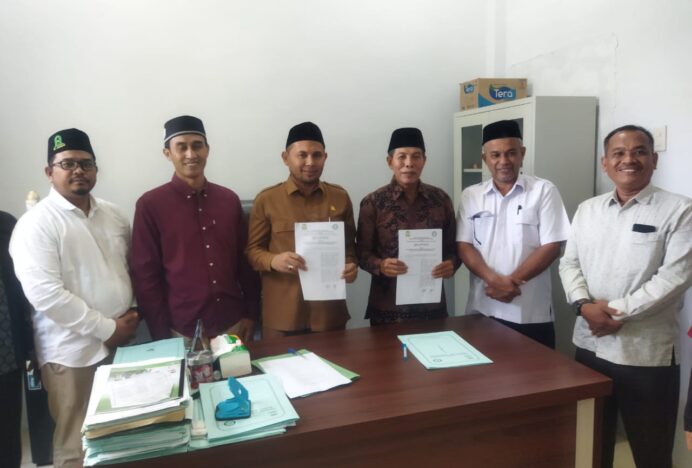 BWI Aceh Besar Dan Baitul Mal Teken Kerja Sama Berdayakan Potensi Wakaf