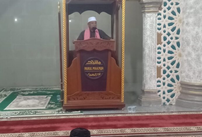 BKM Nurul Makmur Peringati Nuzulul Qur’an 1446 H, Drs. H. Ust. Ramlan Anggota MPU Aceh Isi Tausiyah