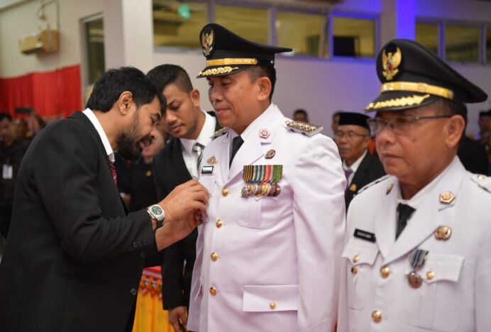 Gubernur Muzakir Mana Lantik Bupati dan Wabup Simeulue