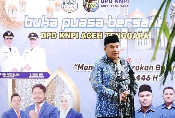 Bupati Salim Fakhry Buka Puasa Bersama KNPI Aceh Tenggara