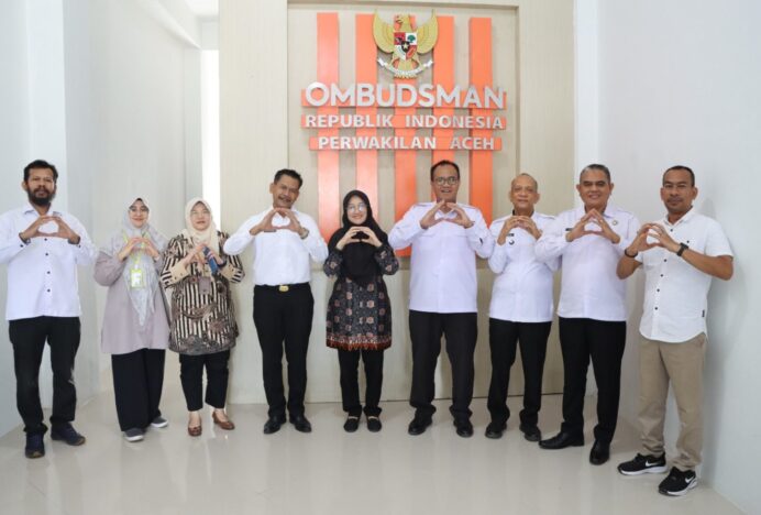 Kakanwil Ditjenim Aceh dan Kakanim Banda Aceh Koordinasi dengan Ombudsman RI Perwakilan Aceh