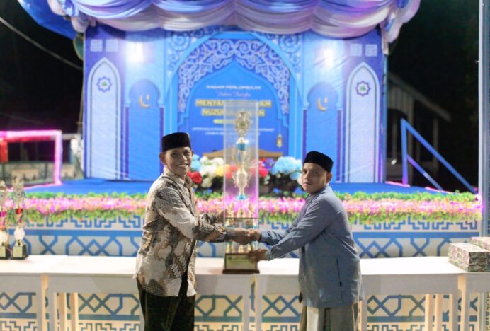 Penutupan Nuzulul Quran di Gampong Lamtamot berlangsung Meriah