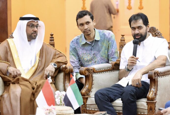Gubernur Sambut Dubes UEA dan Presiden Direktur Mubadala Energy di Meuligoe