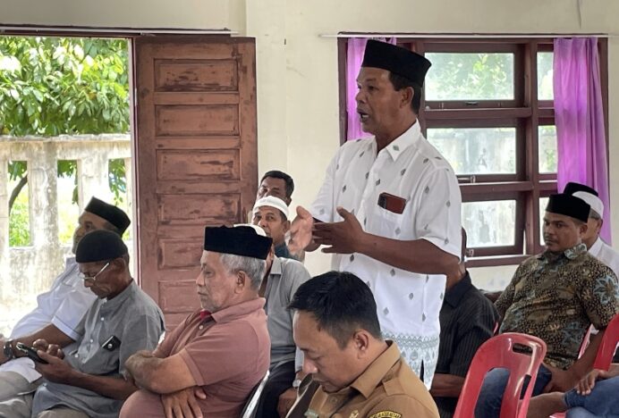 Keuchik Tarmizi Siap Dukung Percepatan Pelepasan Status Hutan Lindung