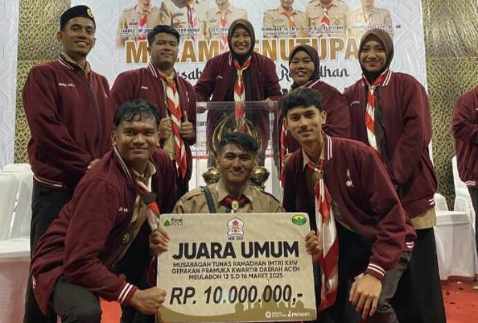Meretas Penantian 14 Tahun, Aceh Besar Kembali Raih Juara Umum Musabaqah Tunas Ramadhan 2025