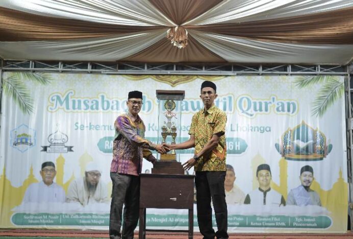 Gampong Lambaro Seubun Kembali Raih Juara Umum MTQ ke-13 Kueh