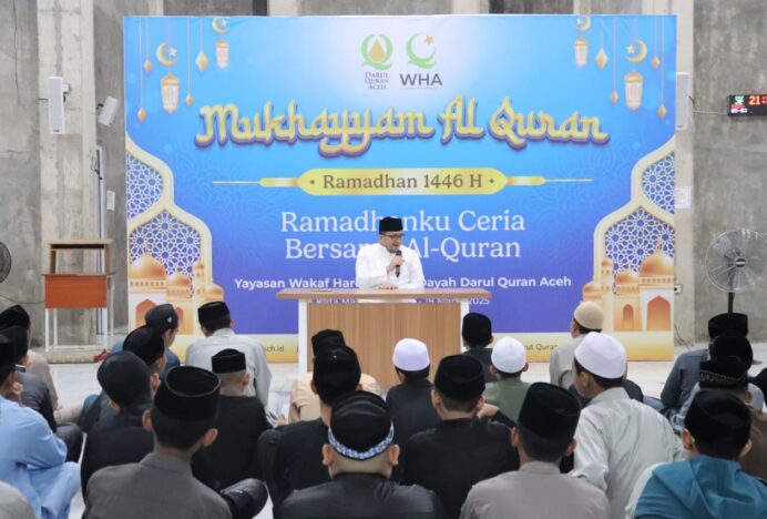 Ratusan Peserta dari Seluruh Aceh Ikut Program Mukhayyam Ramadhan 1446 H di Dayah DQA
