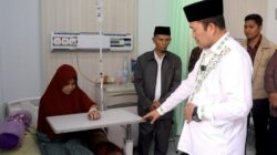 Bupati Haili Yoga Sosialisasi Program Tayamum bagi Pasien Sakit di RSUD Datu Beru