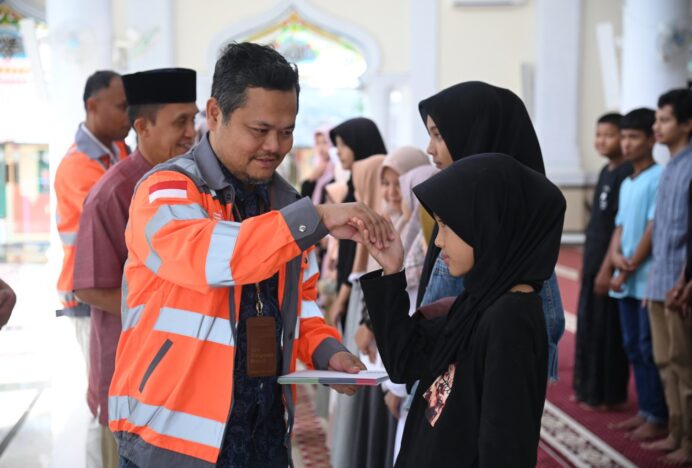 SBA Santuni 191 Anak Yatim Lhoknga dan Leupung Melalui Program CSR