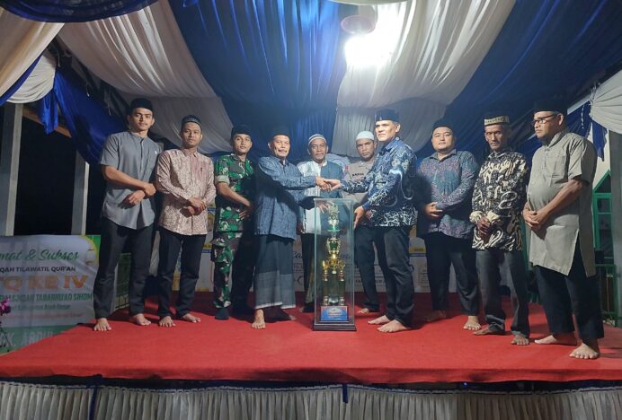 Sihom Lhok Kembali Raih Juara Umum di MTQ Ke IV